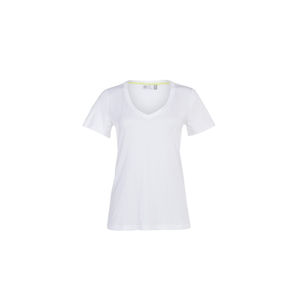 T-shirt Lemon Gola V Modal Branca