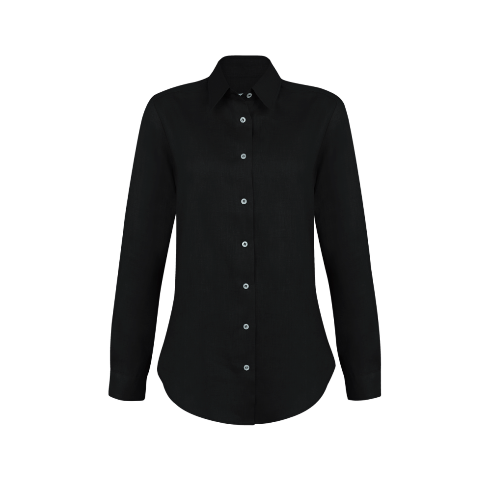 Camisa Lemon Linho Preta