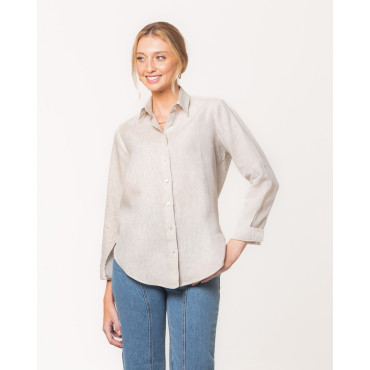 Camisa Lemon Linho Natural