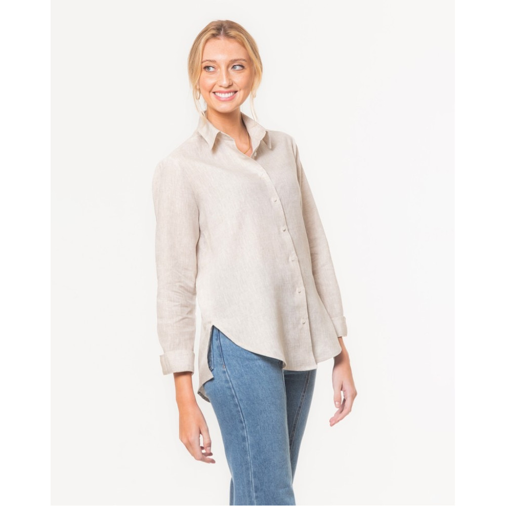 Camisa Lemon Linho Natural