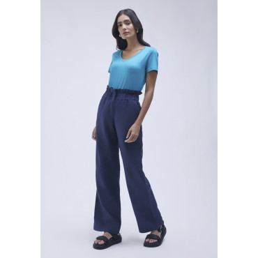 Calça Lemon Linho Marinho