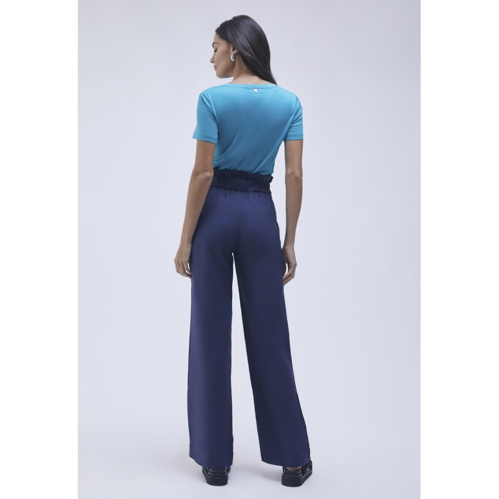 Calça Lemon Linho Marinho