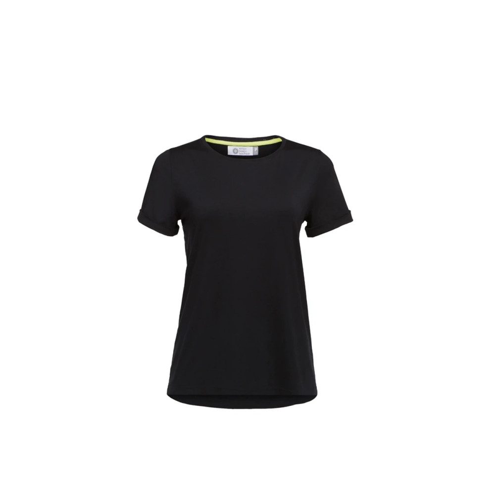 T-shirt Lemon Gola Careca Modal Preta