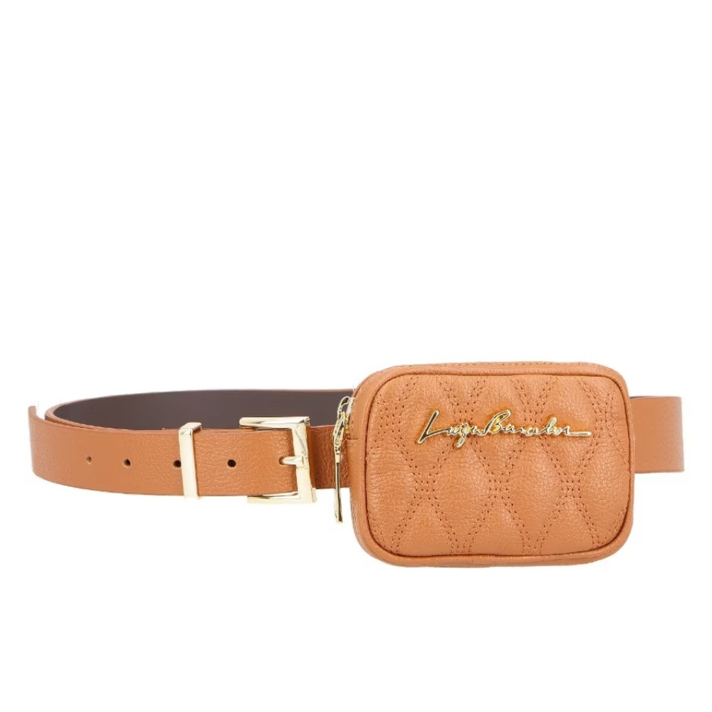 Cinto Luiza Barcelos Belt Bag Caramelo