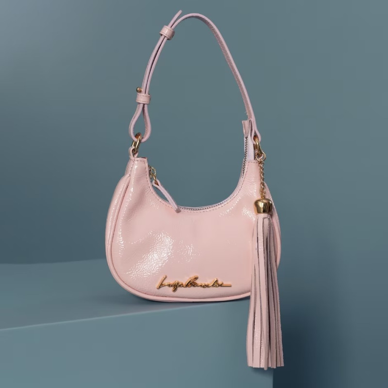 Bolsa Luiza Barcelos Verniz Rose