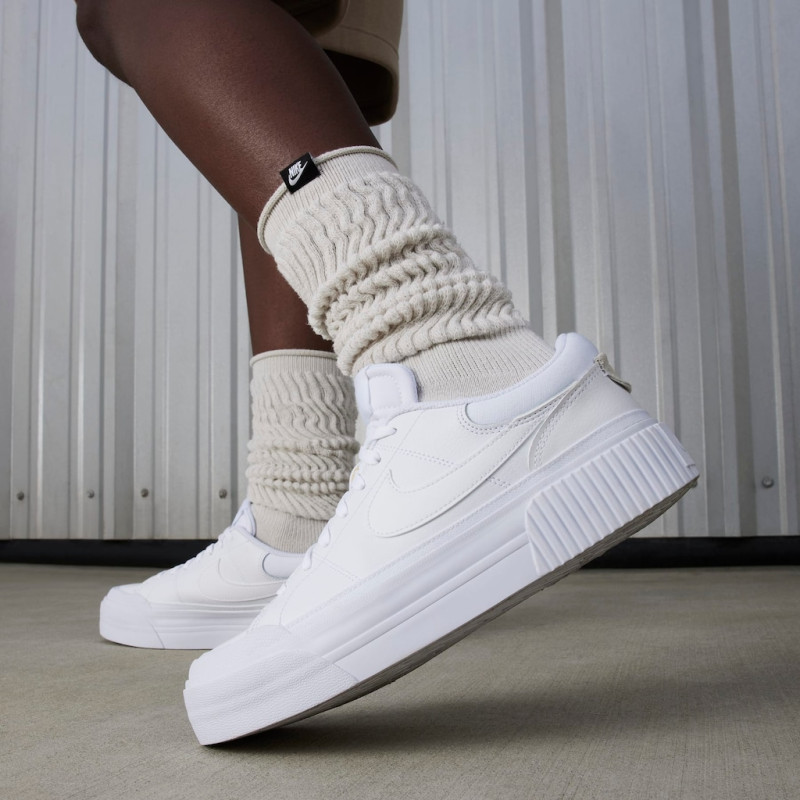 Tênis Nike Flatform Branco Court