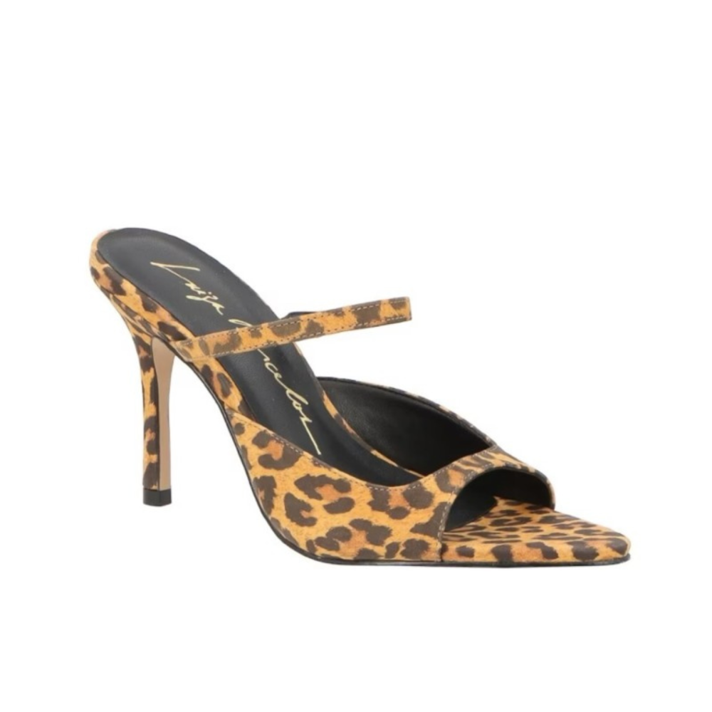 Mule Luiza Barcelos Salto Alto Animal Print