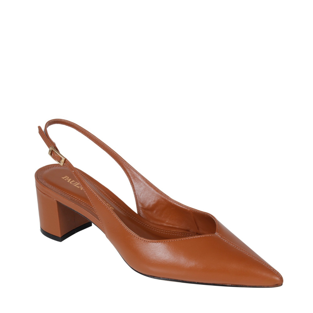 Scarpin Paula Torres Joana Apple Caramelo