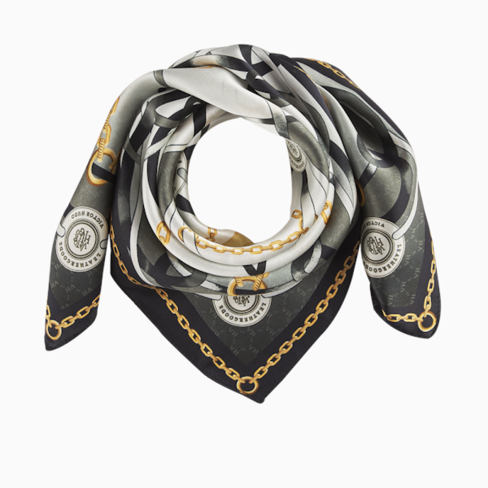 Lenço Scarf Preto Medium