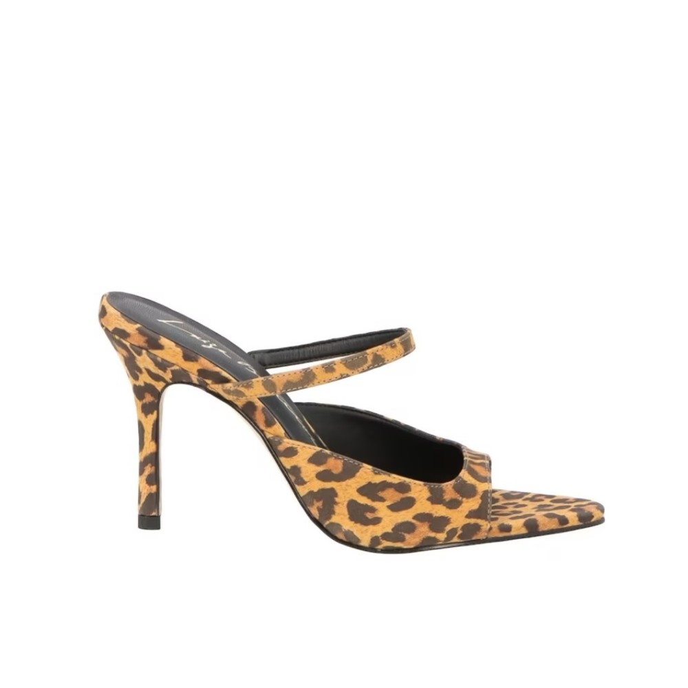 Mule Luiza Barcelos Salto Alto Animal Print