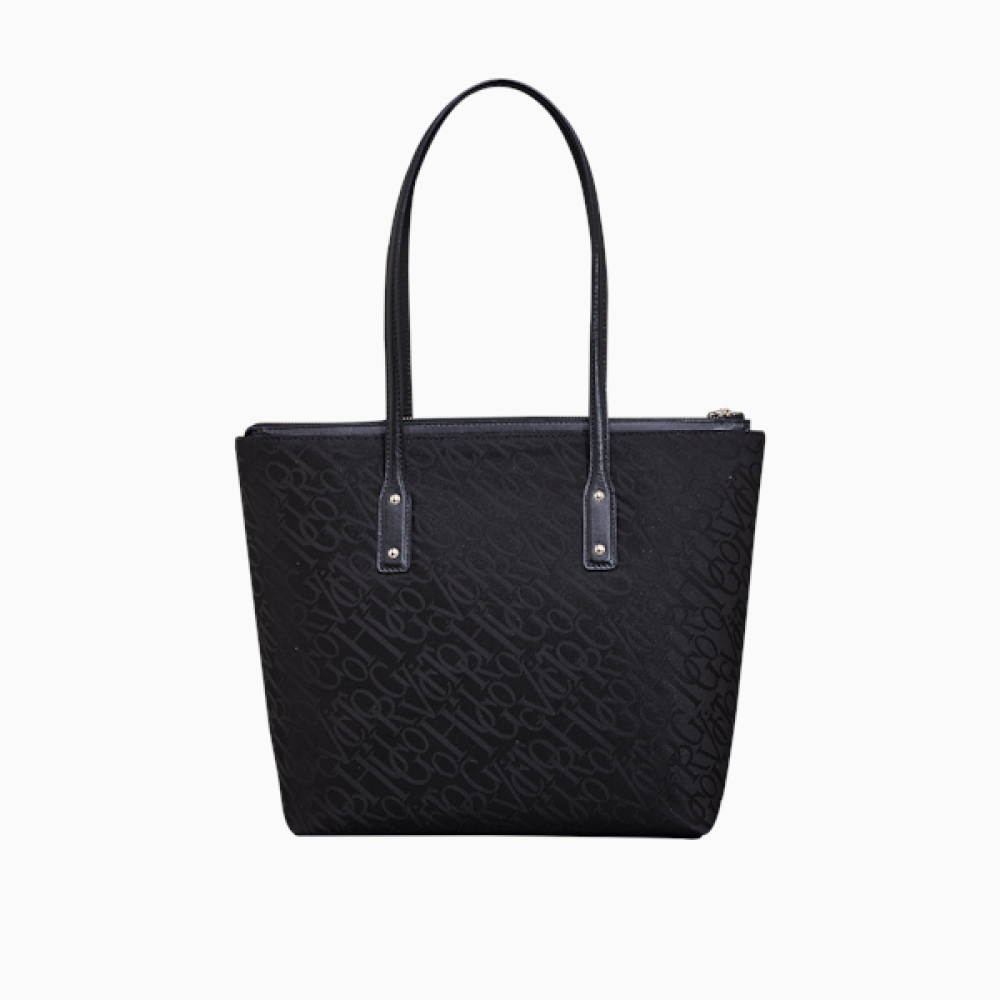 Bolsa Foxy Duca Pocket Jacquard Preto Victor Hugo