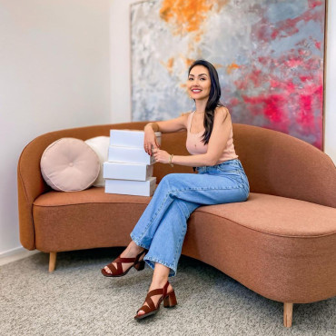 Sandália Resedá Neoprene Lissa Vinho