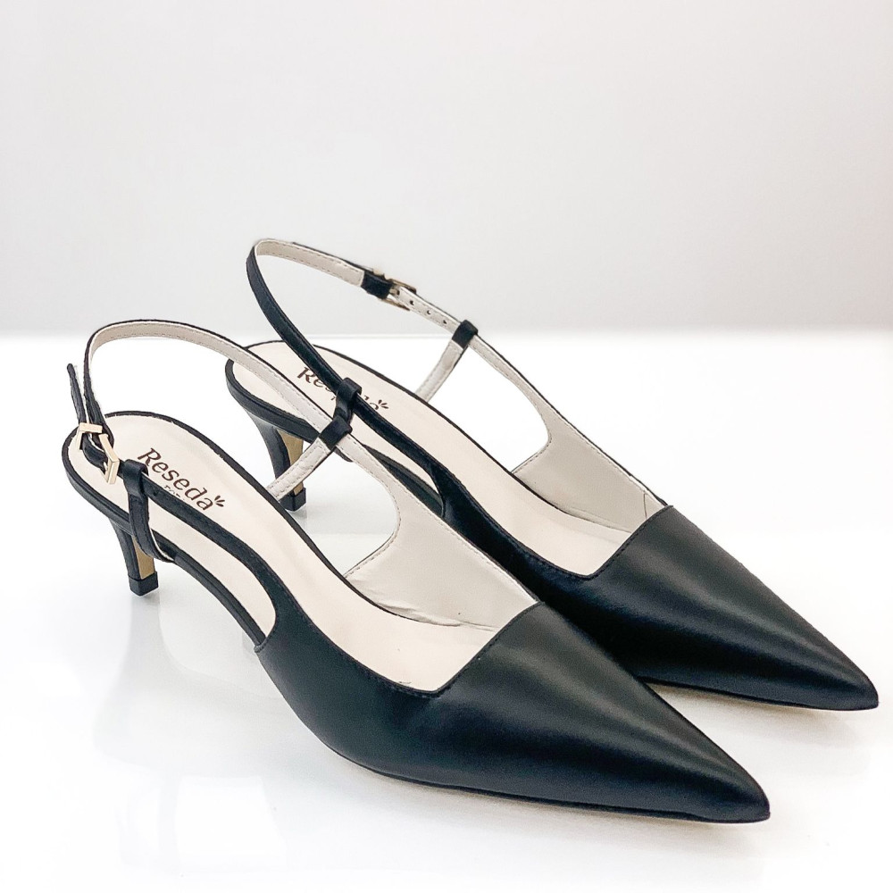 Scarpin Resedá Cristalini Preto